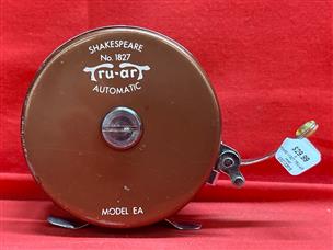 Vintage Shakespeare #1827 Tru-Art Automatic Fly Fishing Reel Model EA